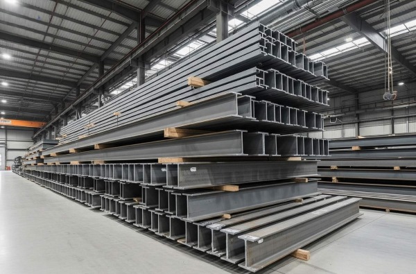 Thép hình I được ứng dụng làm khung dầm, cột, kèo dùng cho nhà xưởng, nhà kho và nhà cao tầng