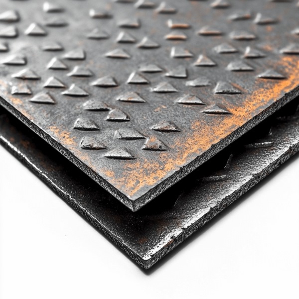 Bề mặt có gân nổi hoặc hoa văn, thép gân giúp tăng ma sát, chống trơn trượt và gia cường độ cứng