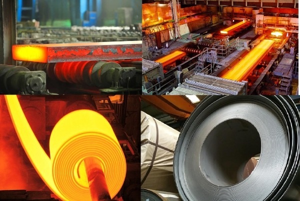 Cán nóng thép tạo ra thép cuộn cán nóng, thép tấm cán nóng và các loại thép hình cán nóng khác