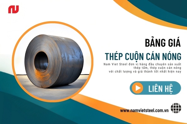 Nam Viet Steel phân phối thép cuộn cán nóng chất lượng, uy tín với giá tốt