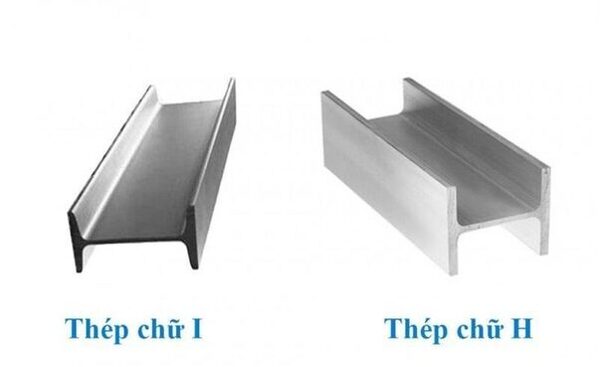 Thép chữ H và chữ I có sự khác biệt rõ rệt về độ rộng cánh và độ vát mép