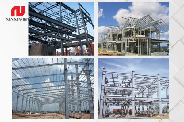 Thép hình được ứng dụng rộng rãi trong xây dựng, cơ khí, hạ tầng và nhiều lĩnh vực công nghiệp