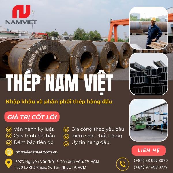 Thép Nam Việt nhập khẩu và phân phối thép cường độ cao hàng đầu