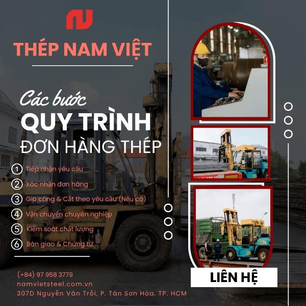 Quy trình mua thép cường độ cao chính hãng tại Thép Nam Việt